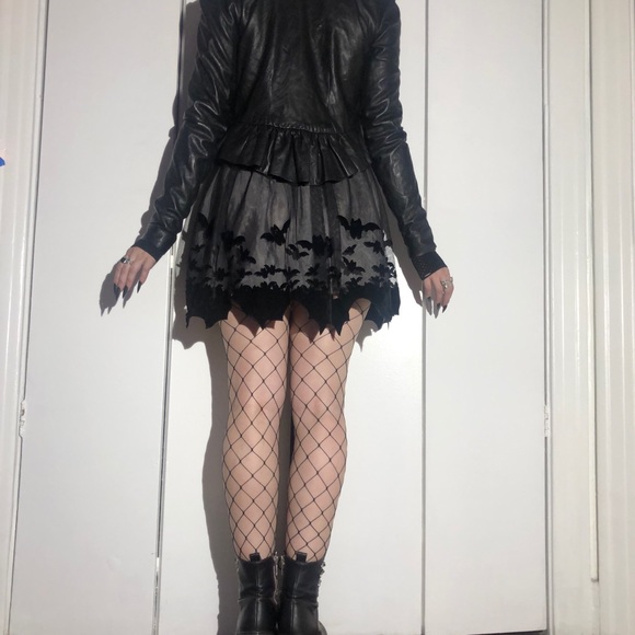 Designer Black Leather Jacket by Grai - Picture 2 of 4